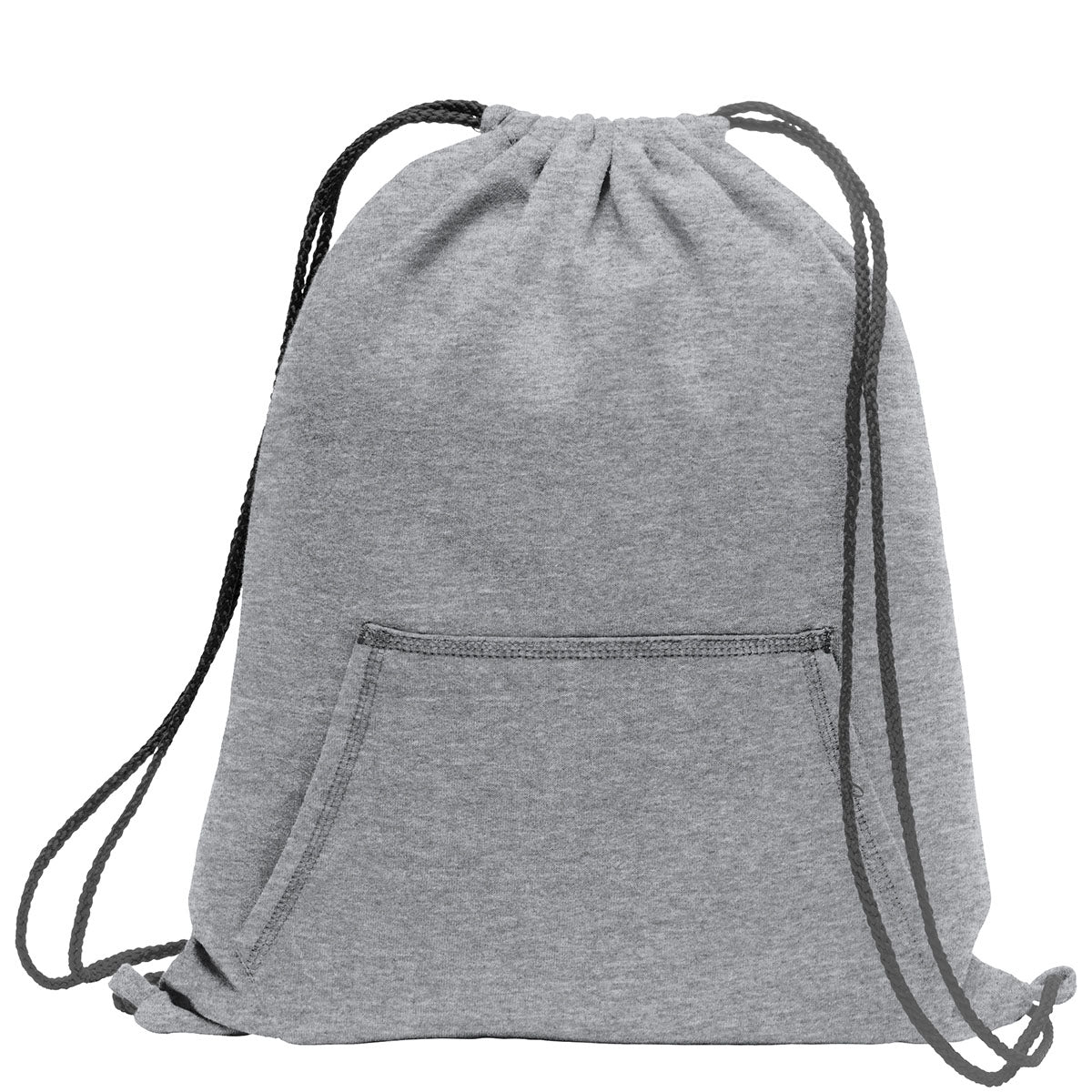 Port & Company® Core Fleece Sweatshirt Cinch Pack. BG614 (Athletic Heather)