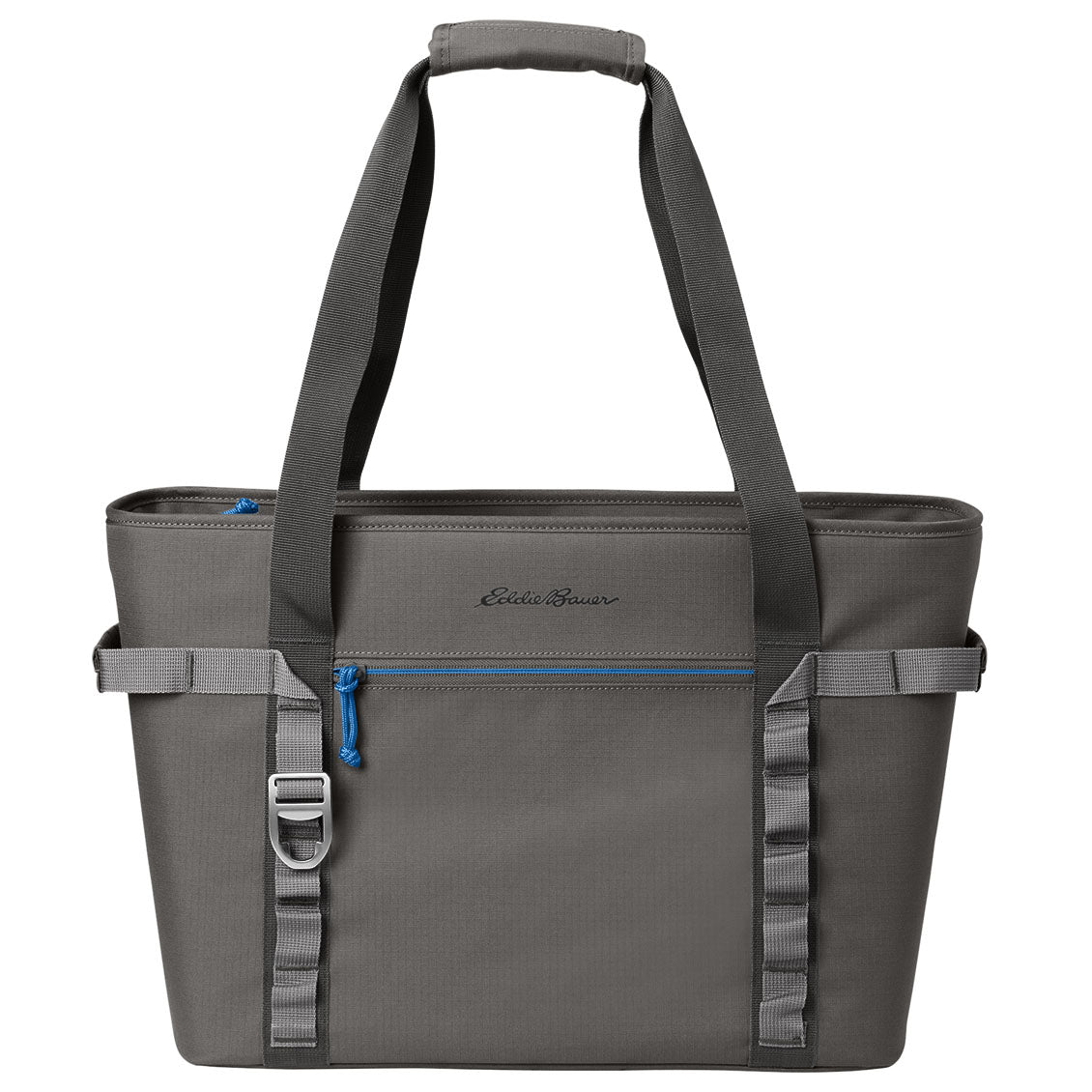 Eddie Bauer® Max Cool Tote Cooler EB801 (Metal Grey/ Expedition Blue)