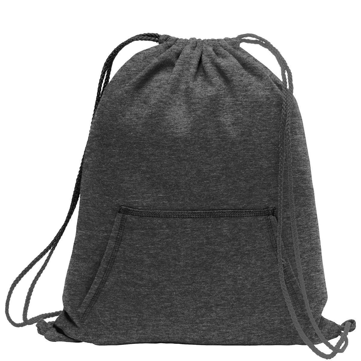 Port & Company® Core Fleece Sweatshirt Cinch Pack. BG614 (Dark Heather Grey)