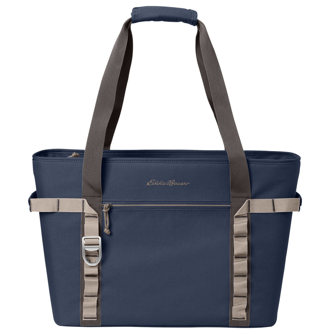 Eddie Bauer® Max Cool Tote Cooler EB801 (River Blue Navy/ Chrome)
