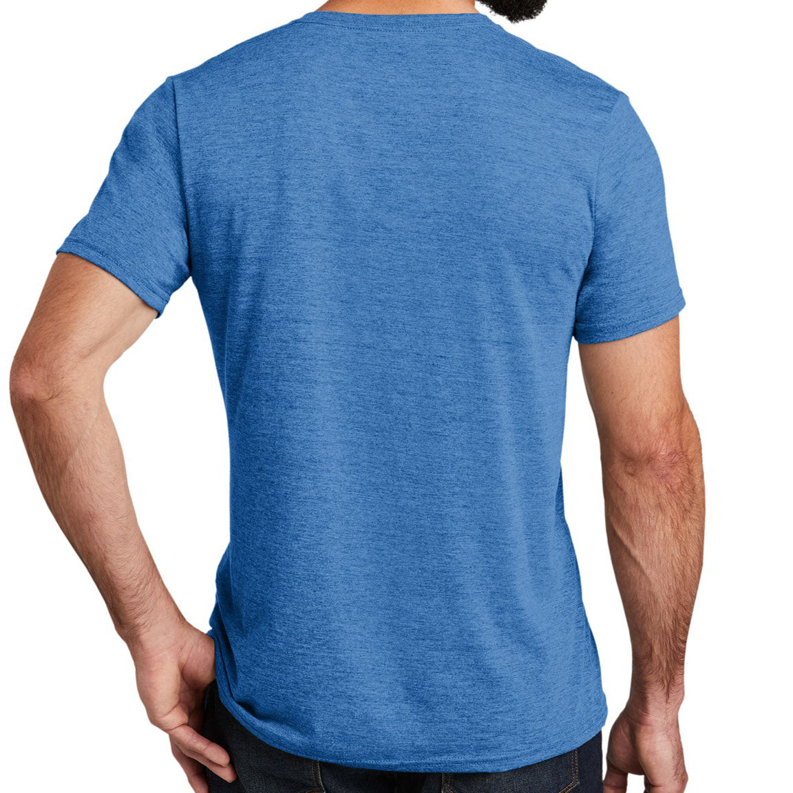 Allmade ® Unisex Tri-Blend V-Neck Tee AL2014 (Azure Blue)