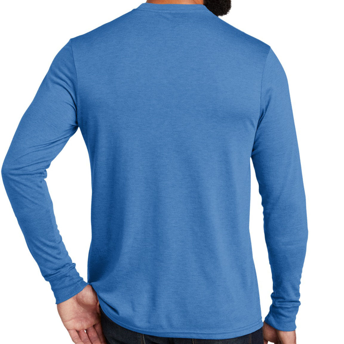 Allmade ® Unisex Tri-Blend Long Sleeve Tee AL6004 (Azure Blue)
