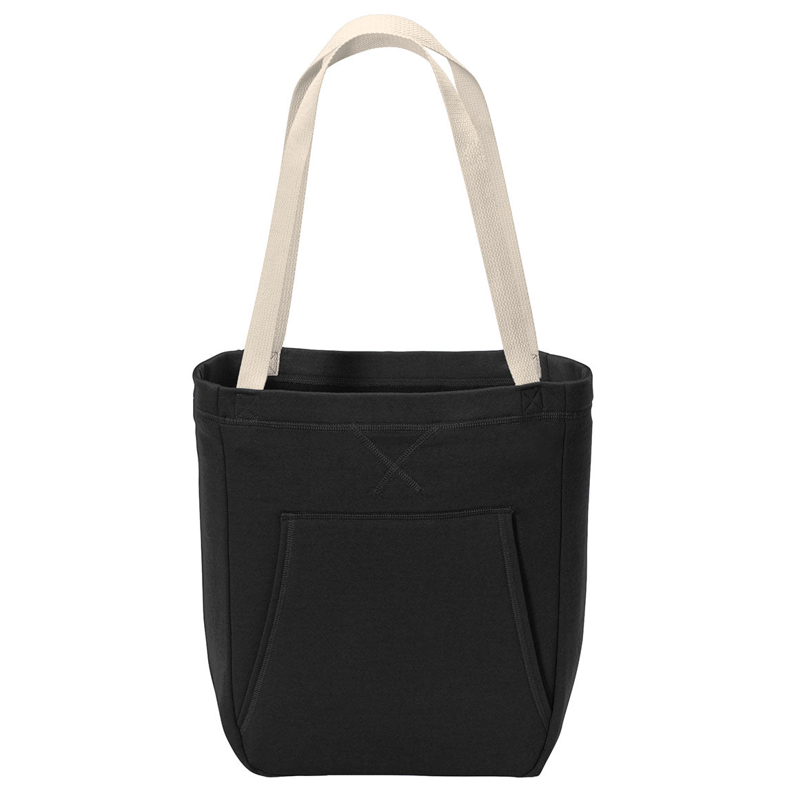 Port & Company ® Core Fleece Sweatshirt Tote BG415 (Jet Black)