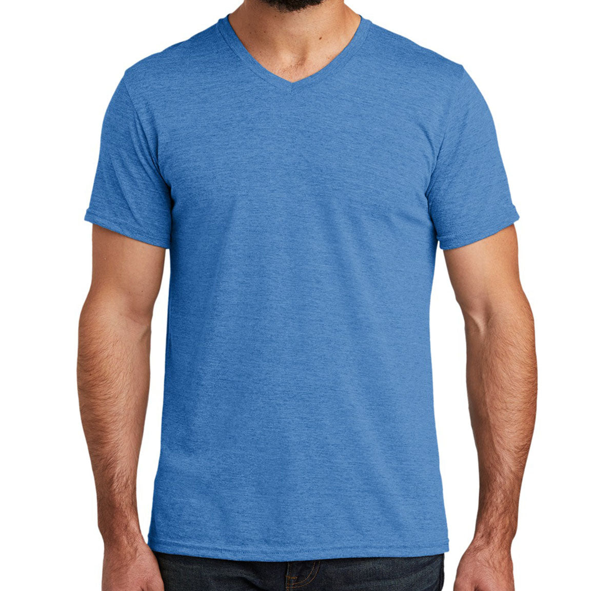 Allmade ® Unisex Tri-Blend V-Neck Tee AL2014 (Azure Blue)