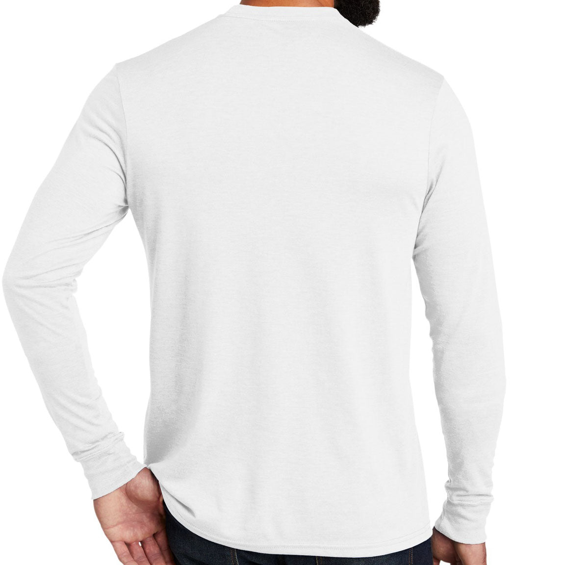 Allmade ® Unisex Tri-Blend Long Sleeve Tee AL6004 (Fairly White)