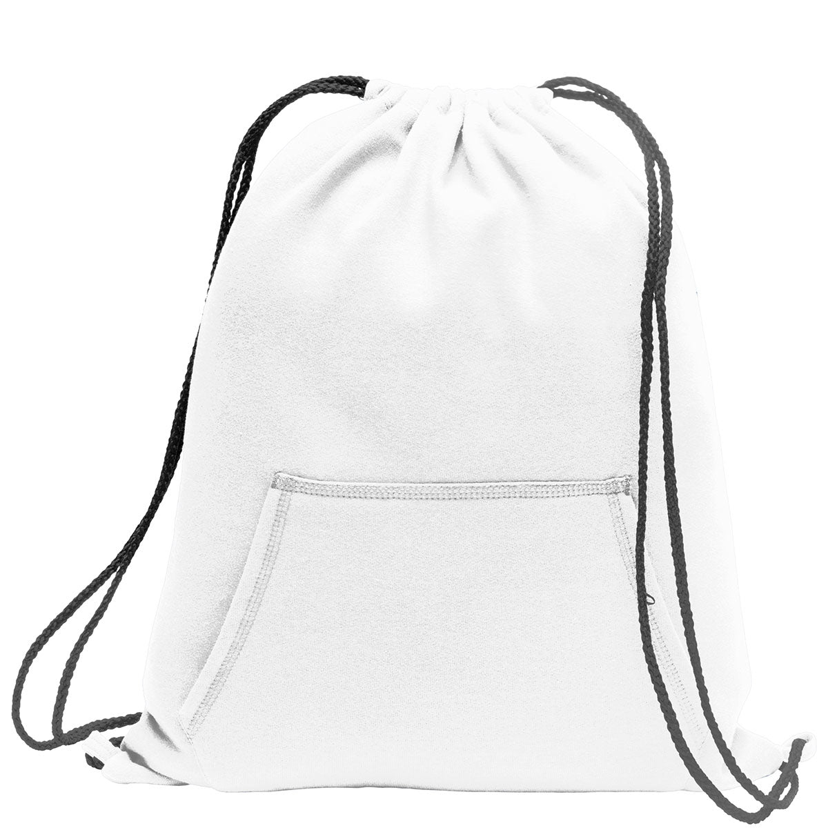 Port & Company® Core Fleece Sweatshirt Cinch Pack. BG614 (White)
