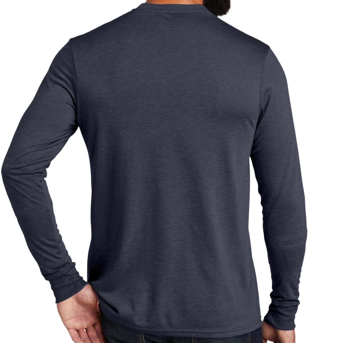 Allmade ® Unisex Tri-Blend Long Sleeve Tee AL6004 (Rebel Blue)