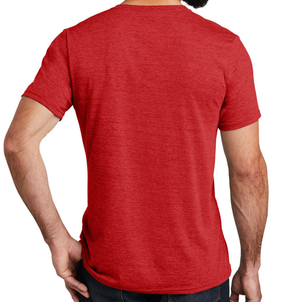 Allmade ® Unisex Tri-Blend V-Neck Tee AL2014 (Rise Up Red)