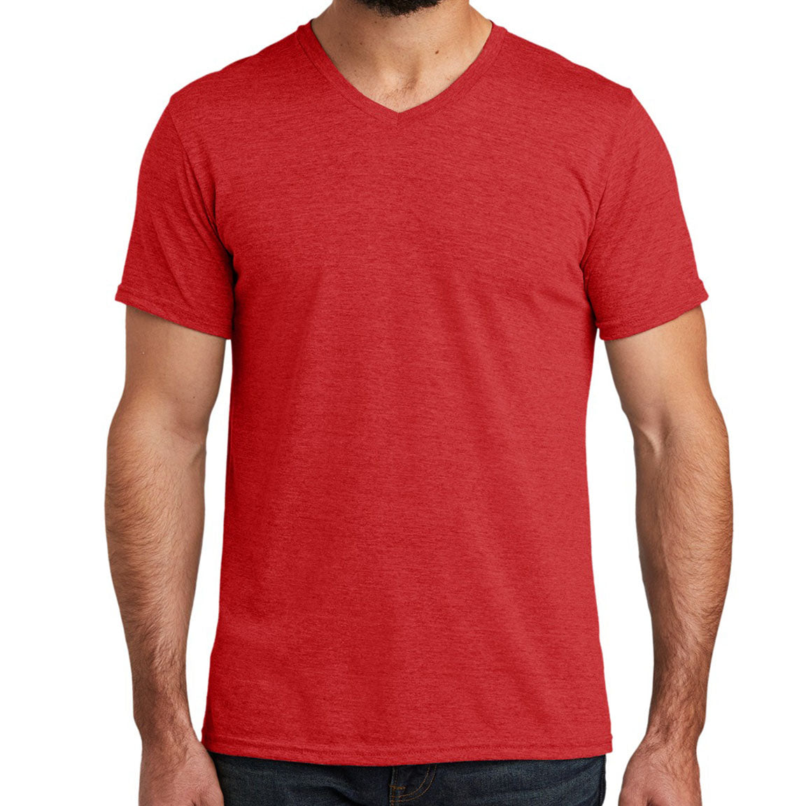 Allmade ® Unisex Tri-Blend V-Neck Tee AL2014 (Rise Up Red)