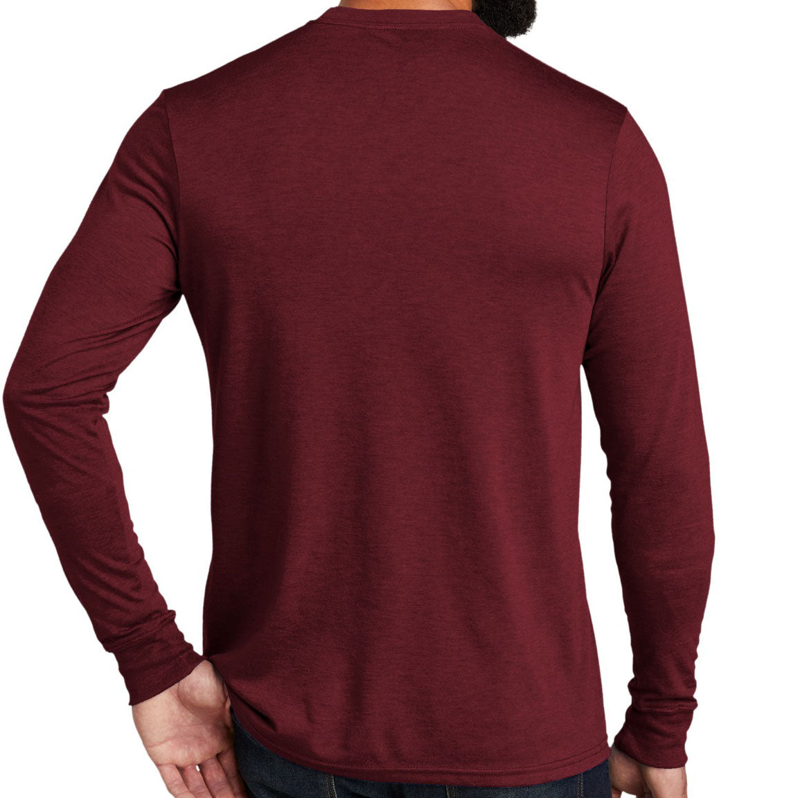 Allmade ® Unisex Tri-Blend Long Sleeve Tee AL6004 (Vino Red)