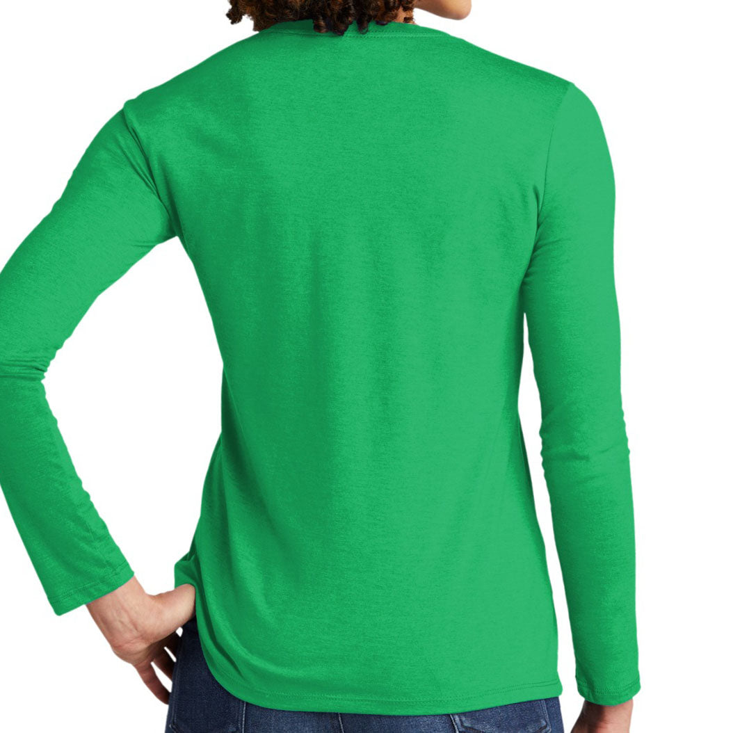 Allmade ® Women's Tri-Blend Long Sleeve Tee AL6008 (Enviro Green)