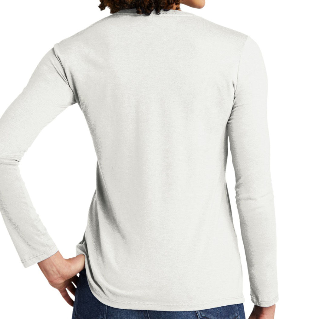 Allmade ® Women's Tri-Blend Long Sleeve Tee AL6008 (Fairly White)