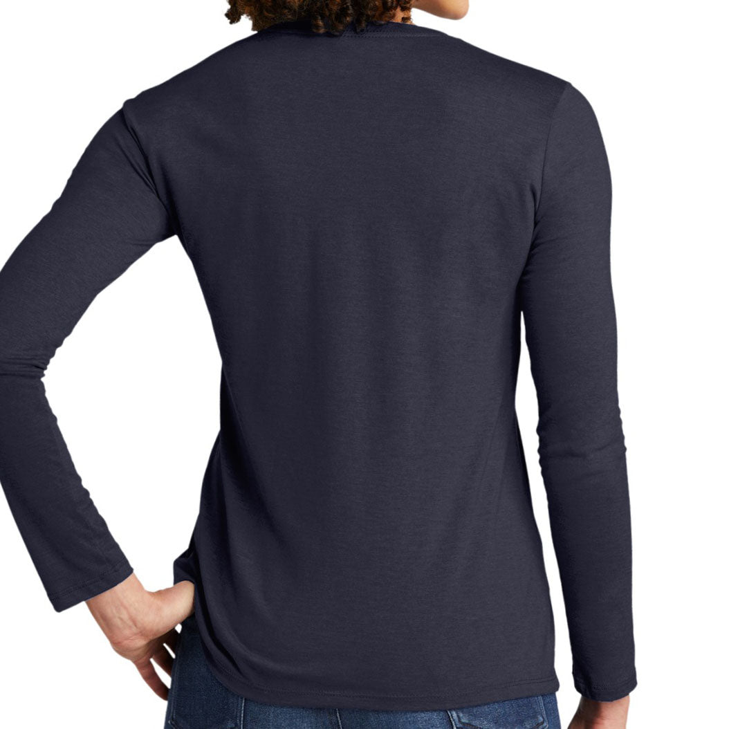 Allmade ® Women's Tri-Blend Long Sleeve Tee AL6008 (Rebel Blue)