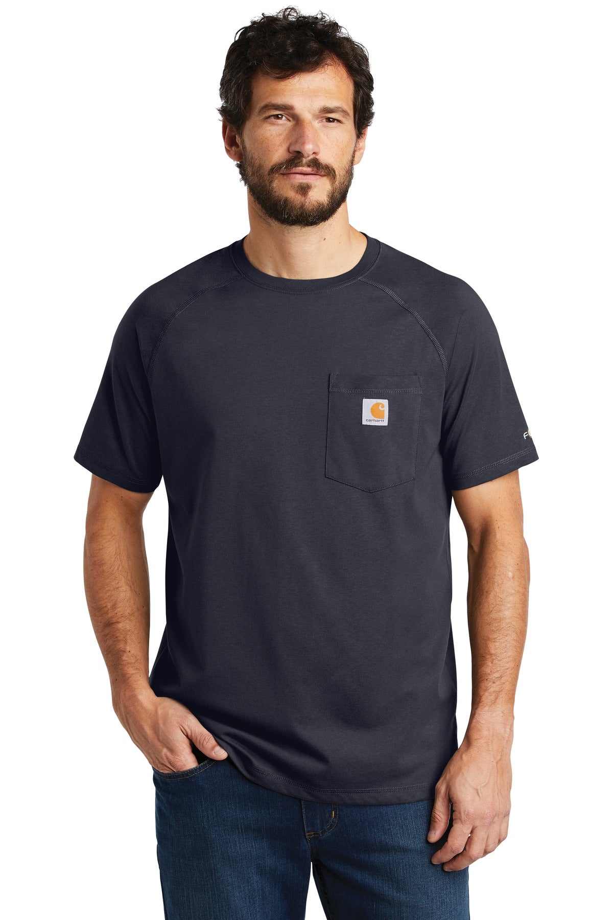 Carhartt Force ® Cotton Delmont Short Sleeve T-Shirt. CT100410
