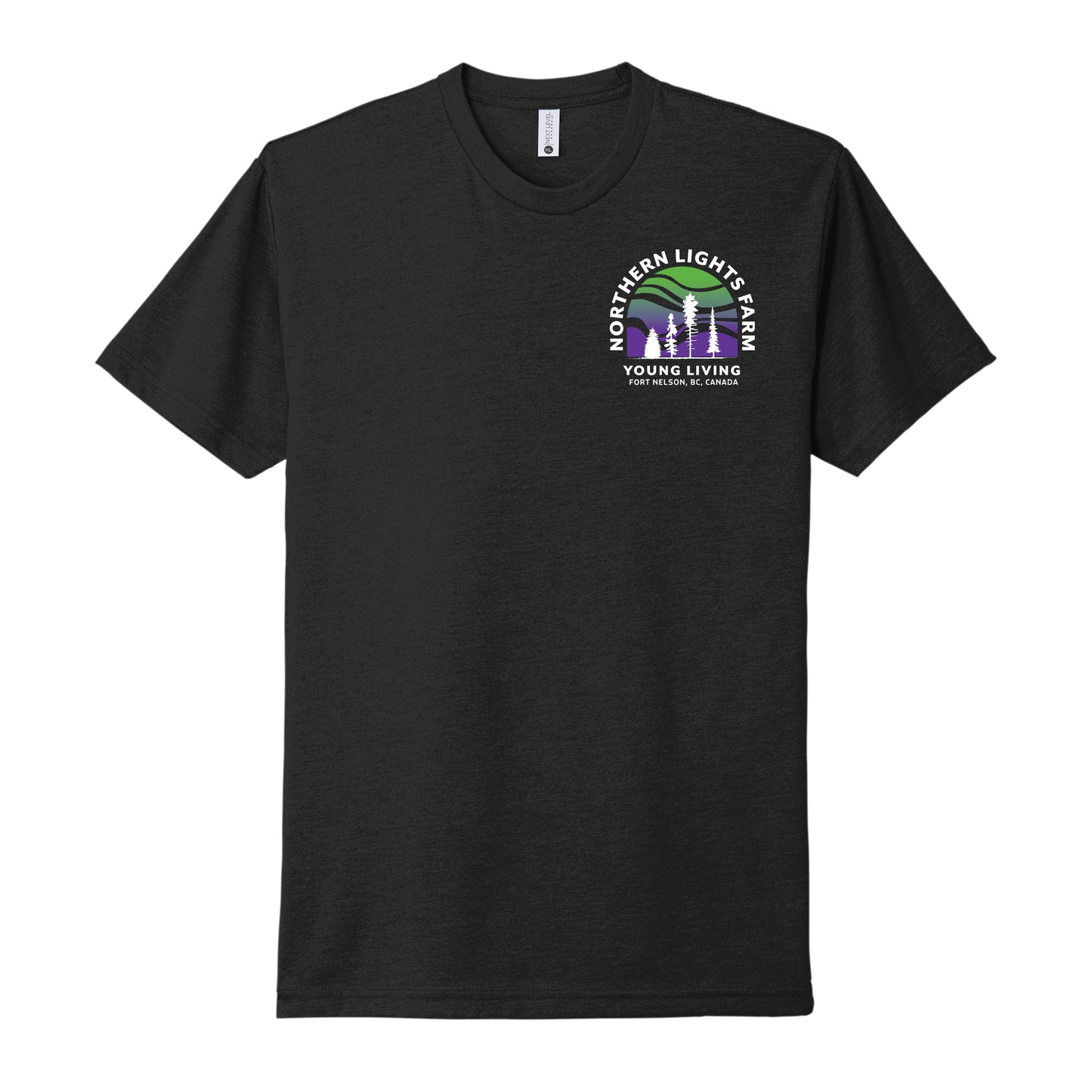 Northern Lights | Heather T-Shirts (Front & Back Logo)
