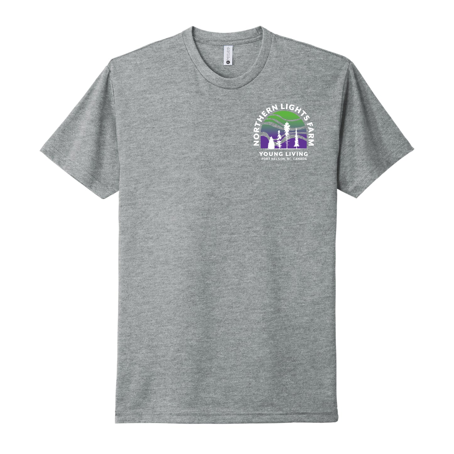 Northern Lights | Heather T-Shirts (Front & Back Logo)