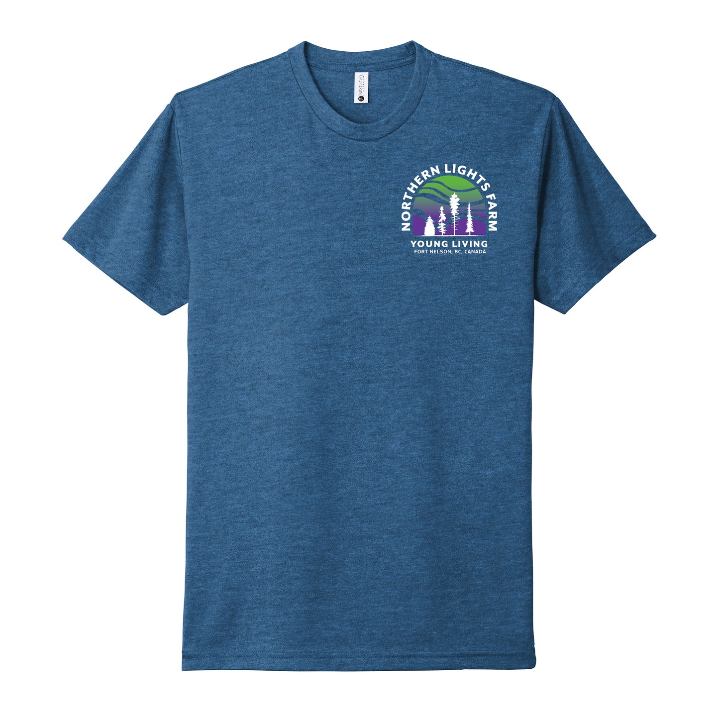 Northern Lights | Heather T-Shirts (Front & Back Logo)