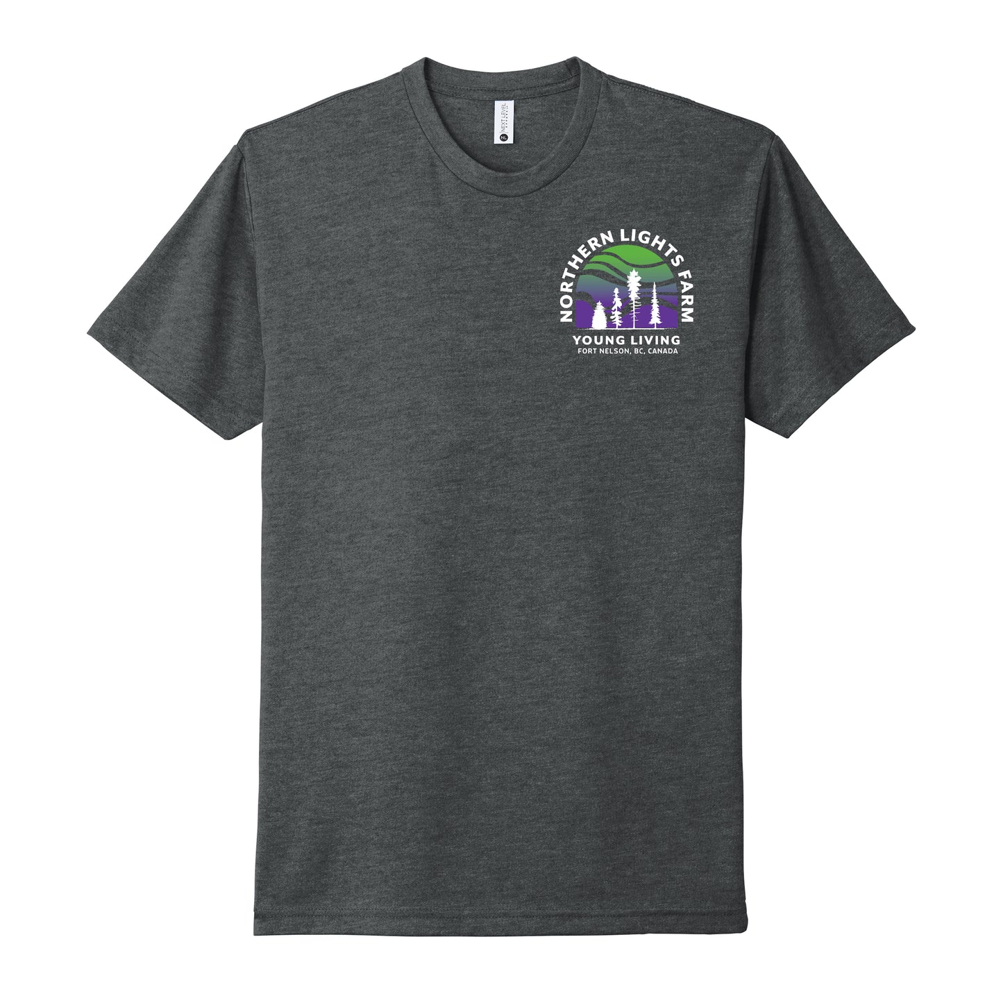 Northern Lights | Heather T-Shirts (Front & Back Logo)