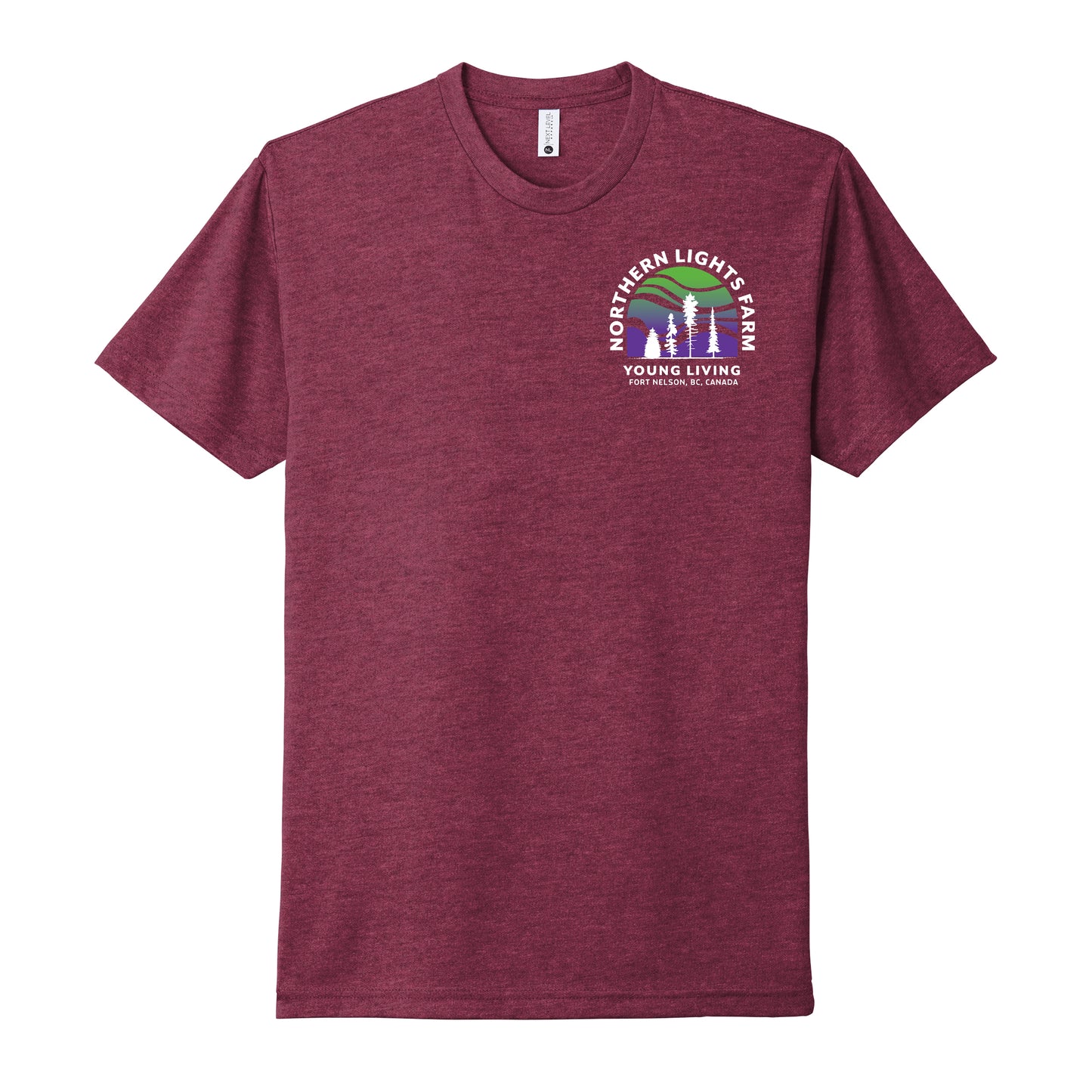 Northern Lights | Heather T-Shirts (Front & Back Logo)