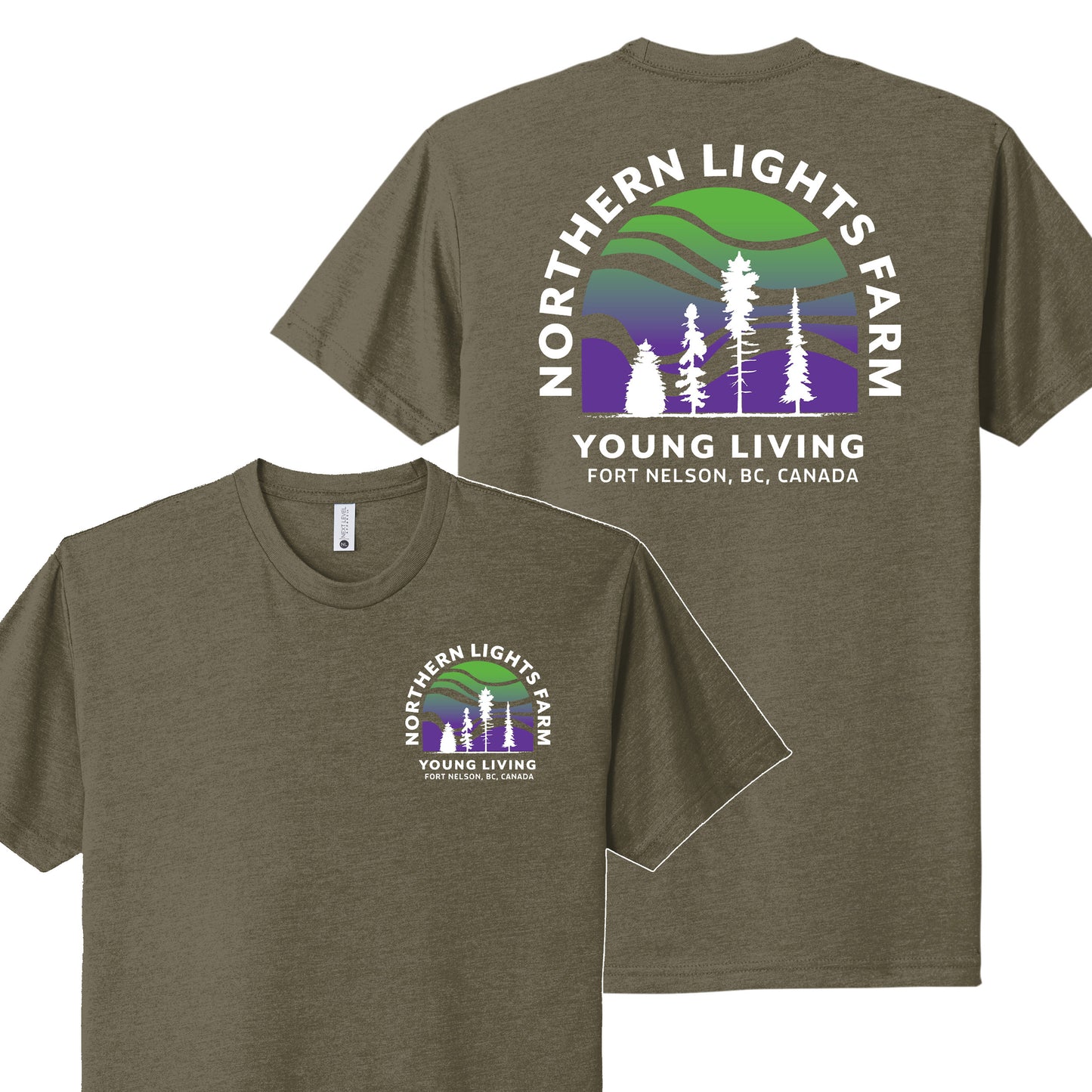 Northern Lights | T-Shirts (Front & Back Logo)