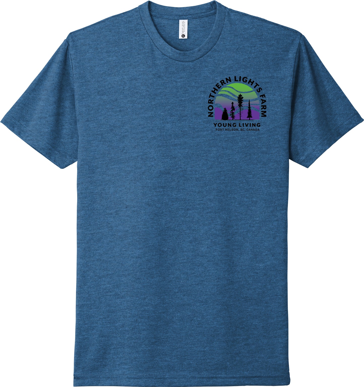 Northern Lights | Heather T-Shirts (Front & Back Logo)