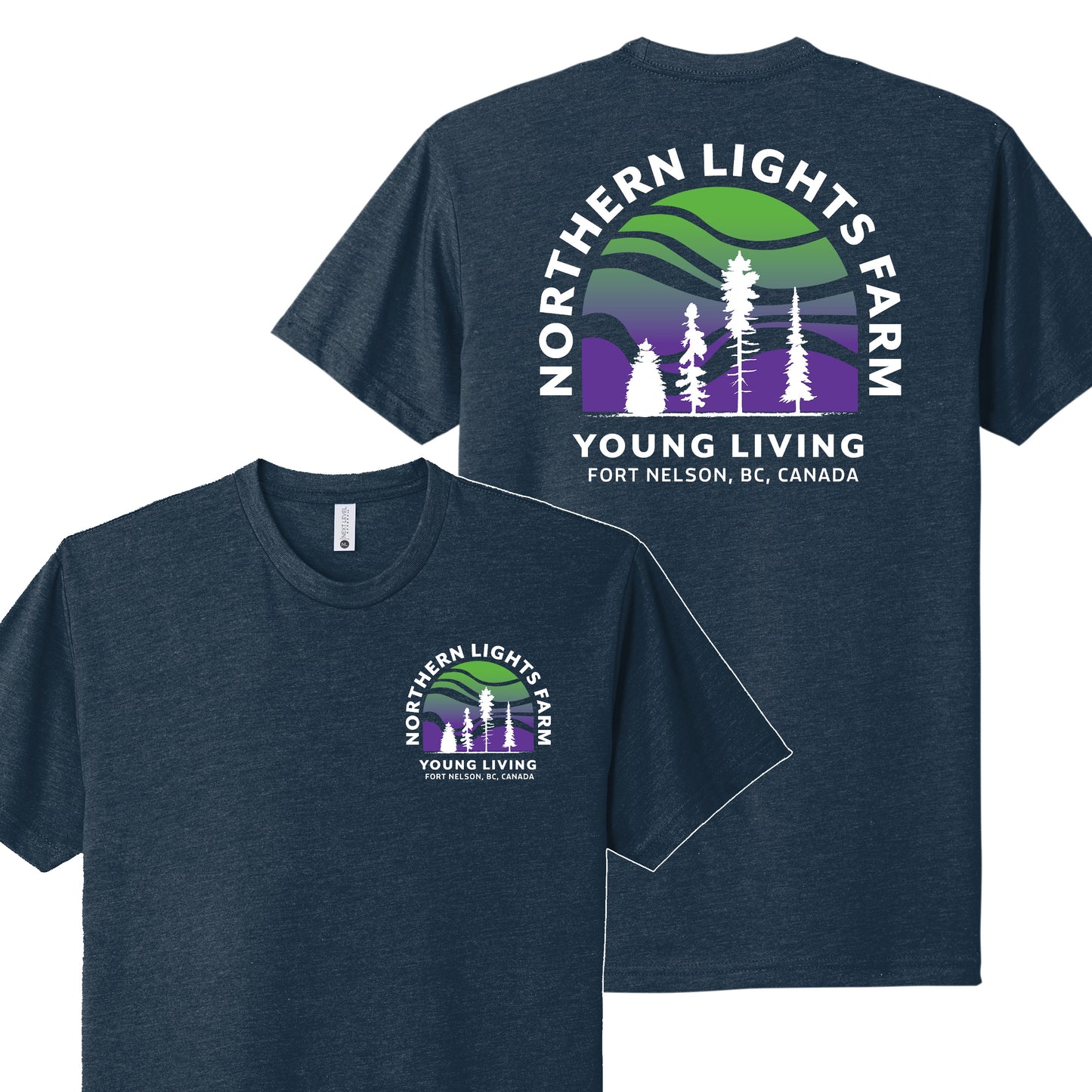 Northern Lights | T-Shirts (Front & Back Logo)