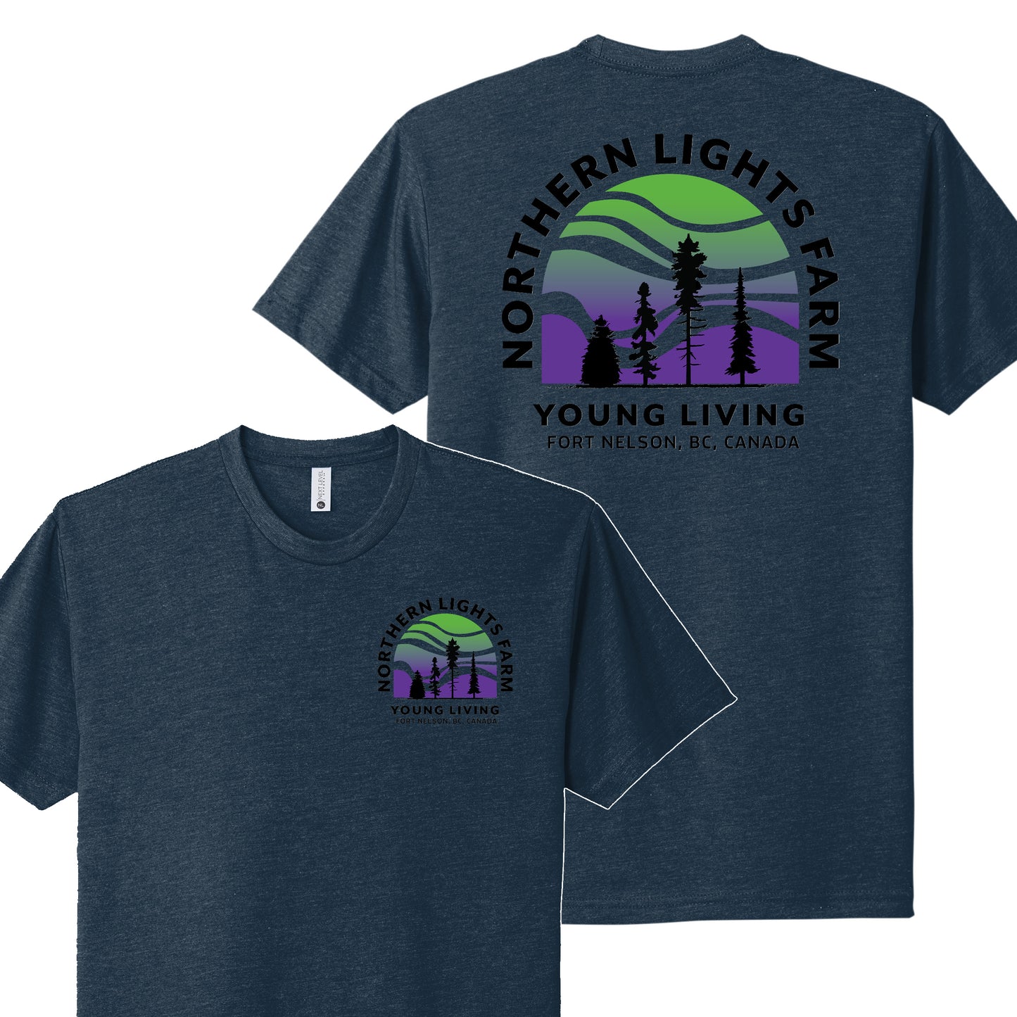 Northern Lights | T-Shirts (Front & Back Logo)