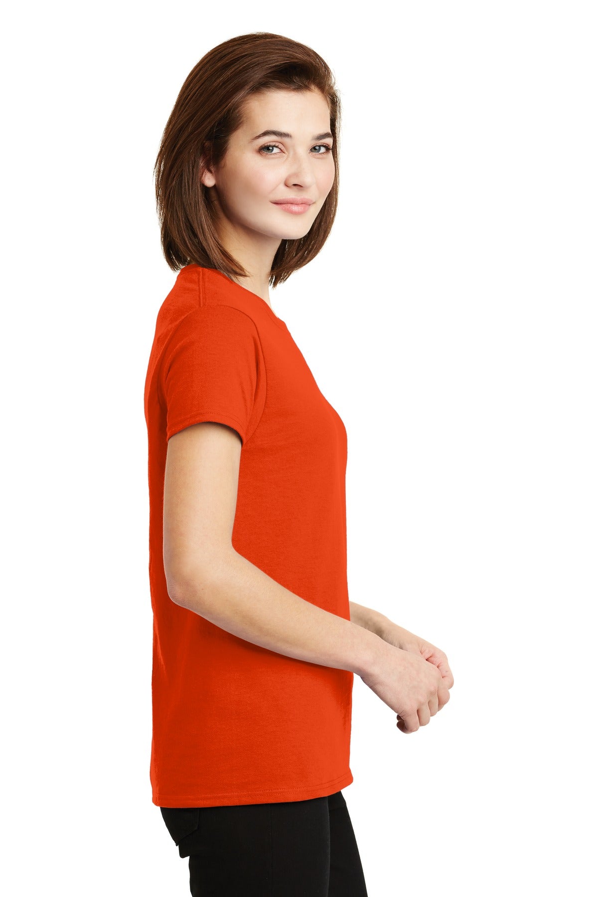 Gildan - Ladies Ultra Cotton 100% US Cotton T-Shirt. 2000L