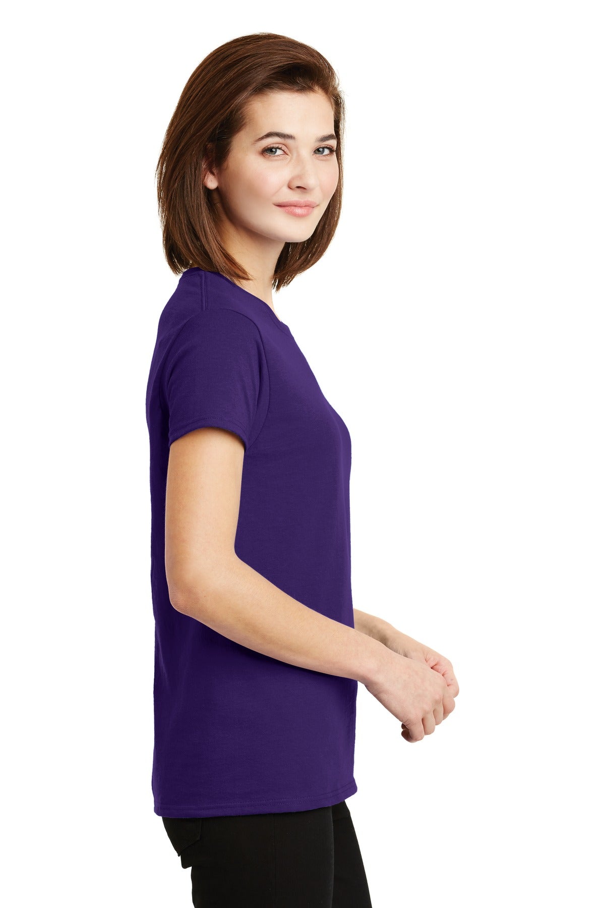 Gildan - Ladies Ultra Cotton 100% US Cotton T-Shirt. 2000L