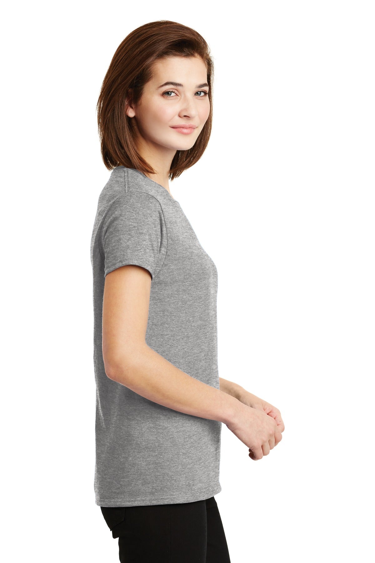 Gildan - Ladies Ultra Cotton 100% US Cotton T-Shirt. 2000L