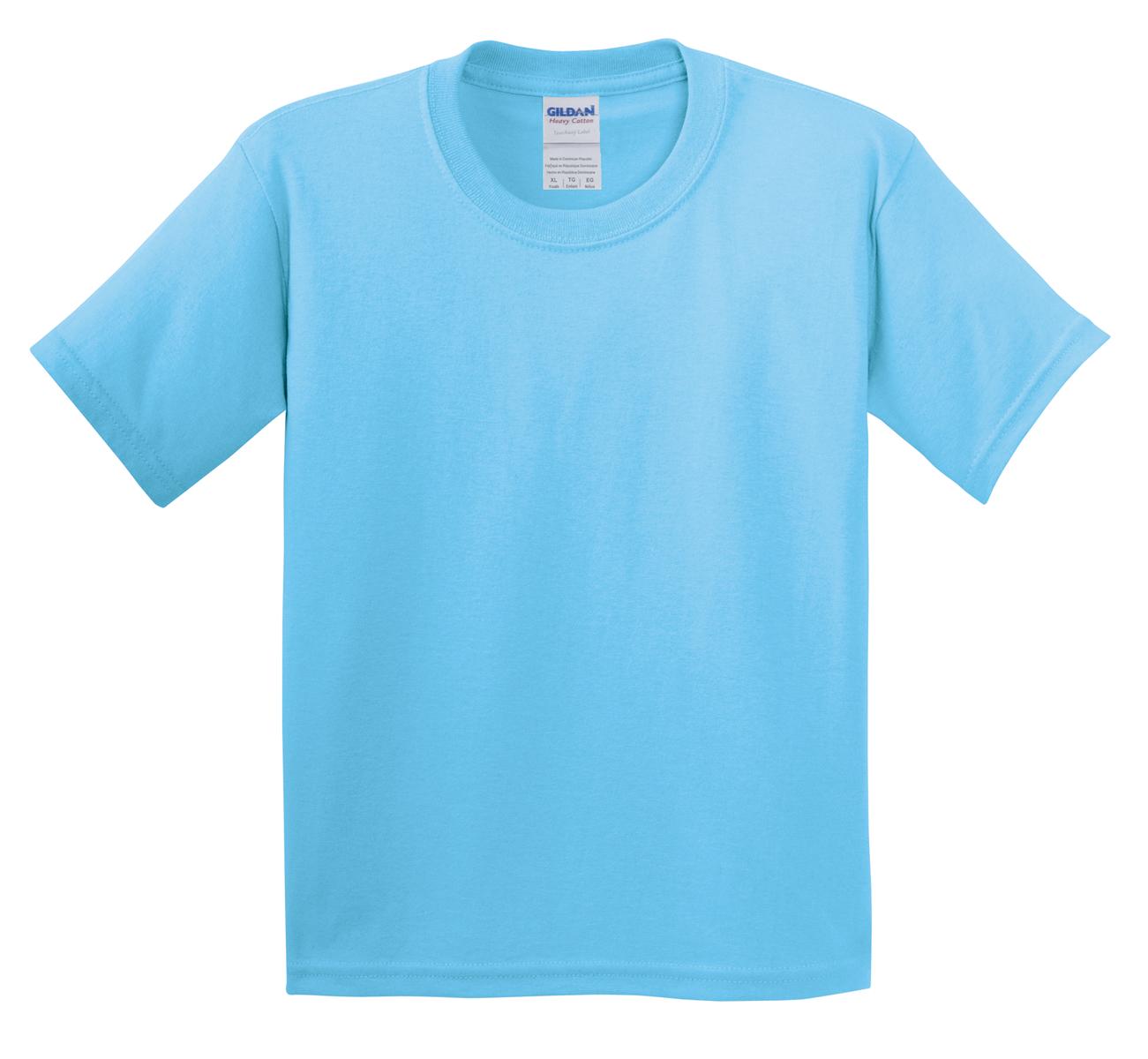 Gildan - Youth Heavy Cotton 100% Cotton T-Shirt. 5000B