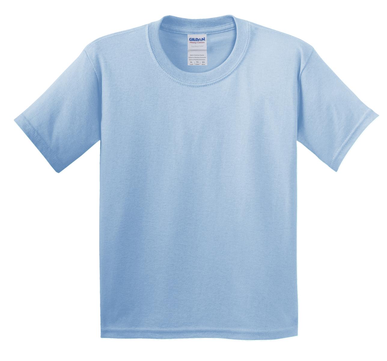 Gildan - Youth Heavy Cotton 100% Cotton T-Shirt. 5000B