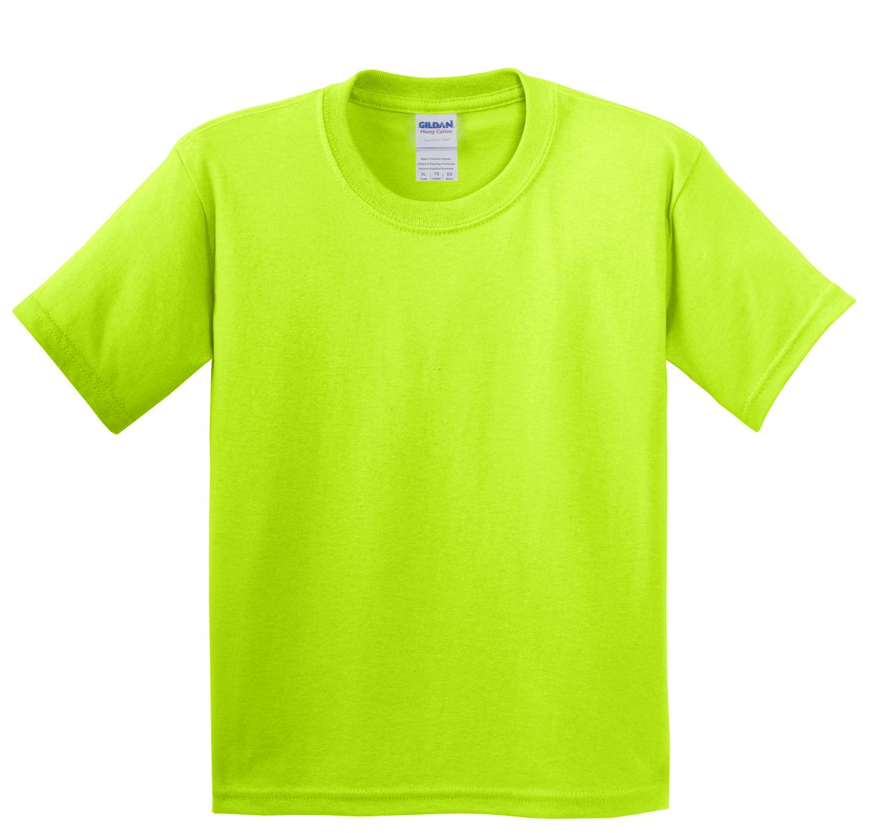 Gildan - Youth Heavy Cotton 100% Cotton T-Shirt. 5000B