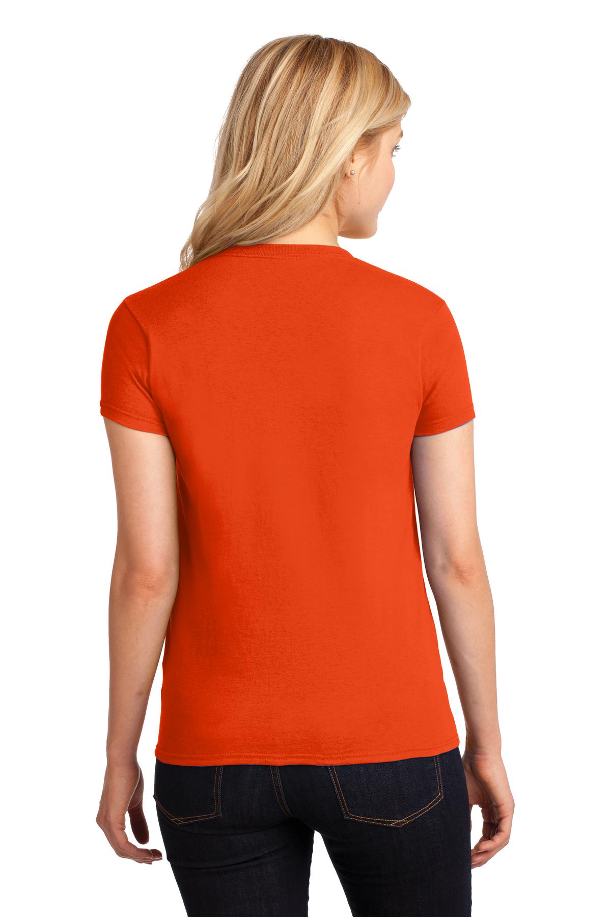 Gildan Ladies Heavy Cotton 100% Cotton T-Shirt. 5000L