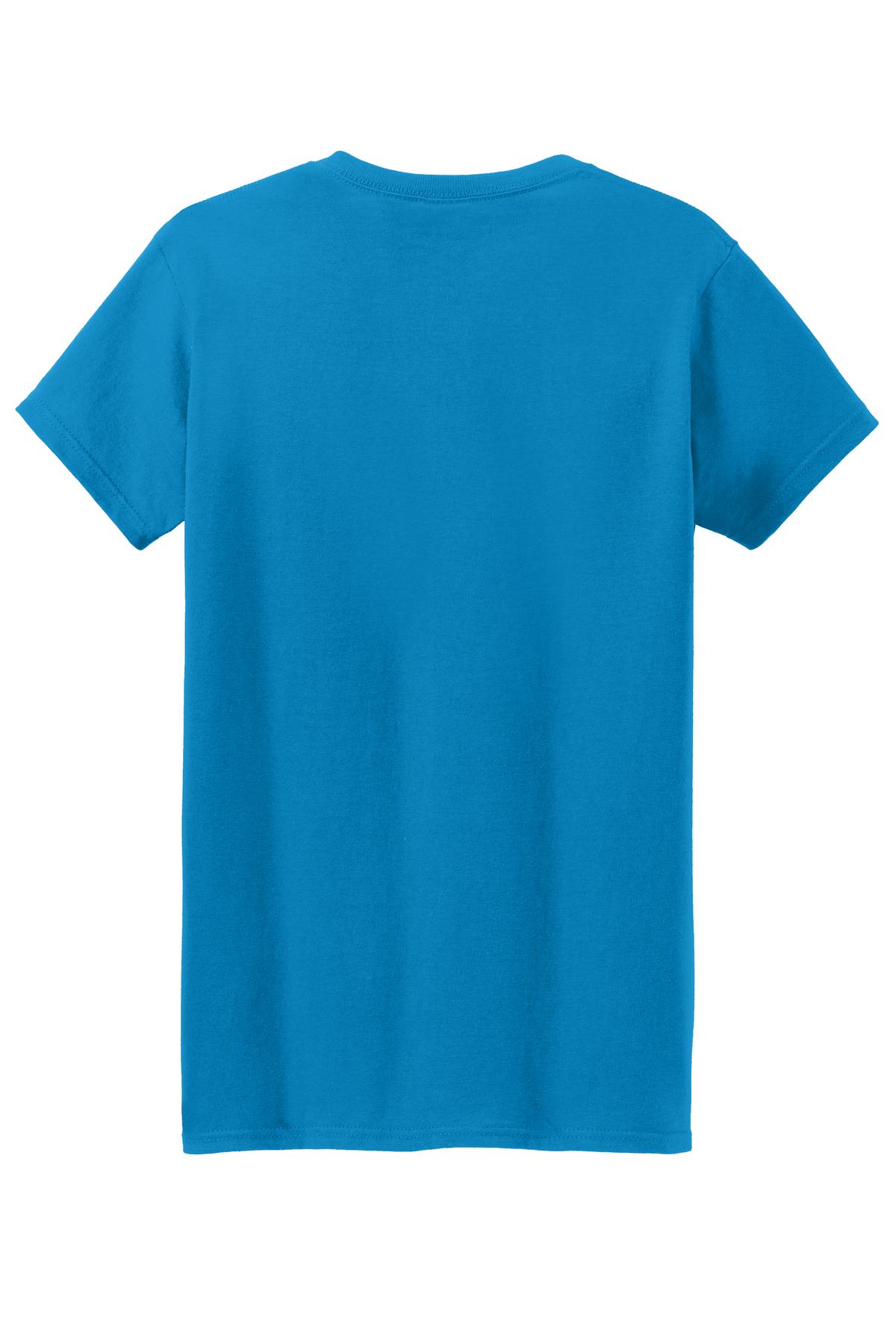 Gildan Ladies Heavy Cotton 100% Cotton T-Shirt. 5000L