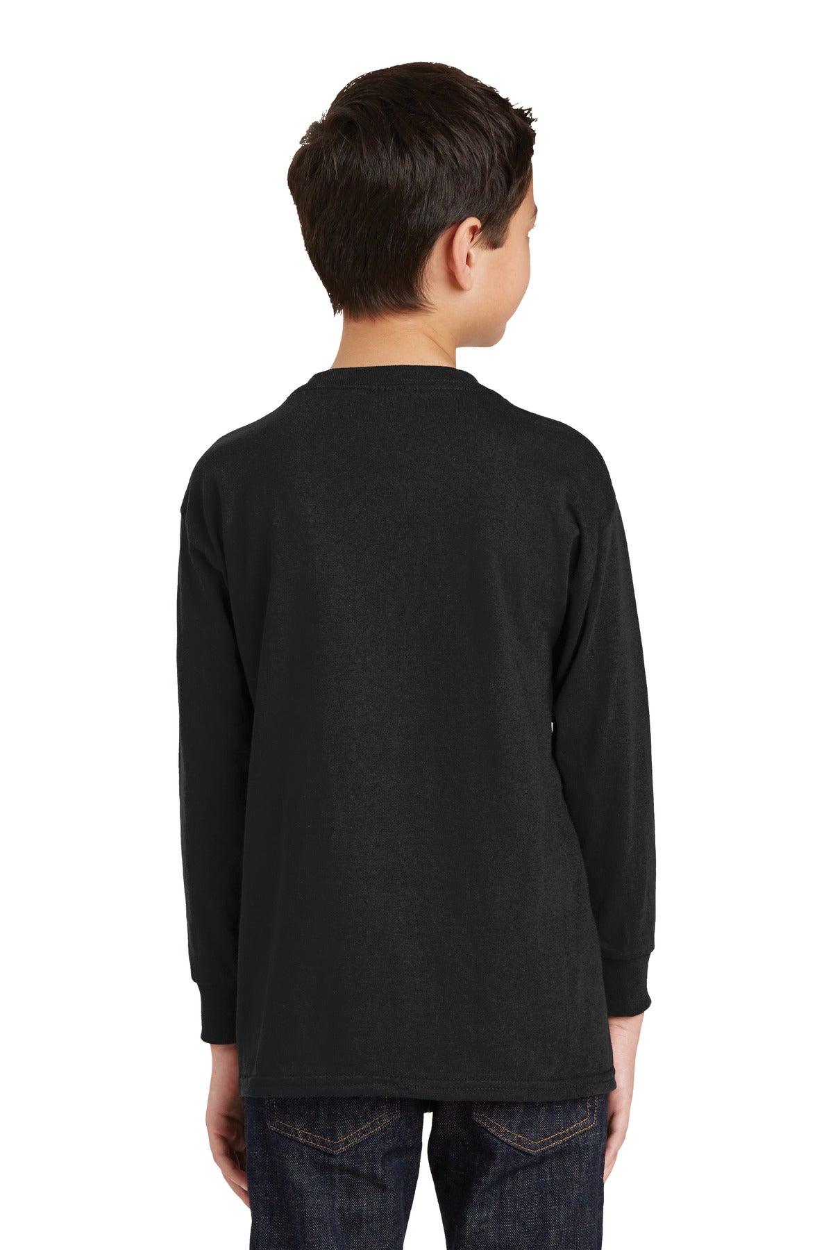 Gildan Youth Heavy Cotton 100% Cotton Long Sleeve T-Shirt. 5400B