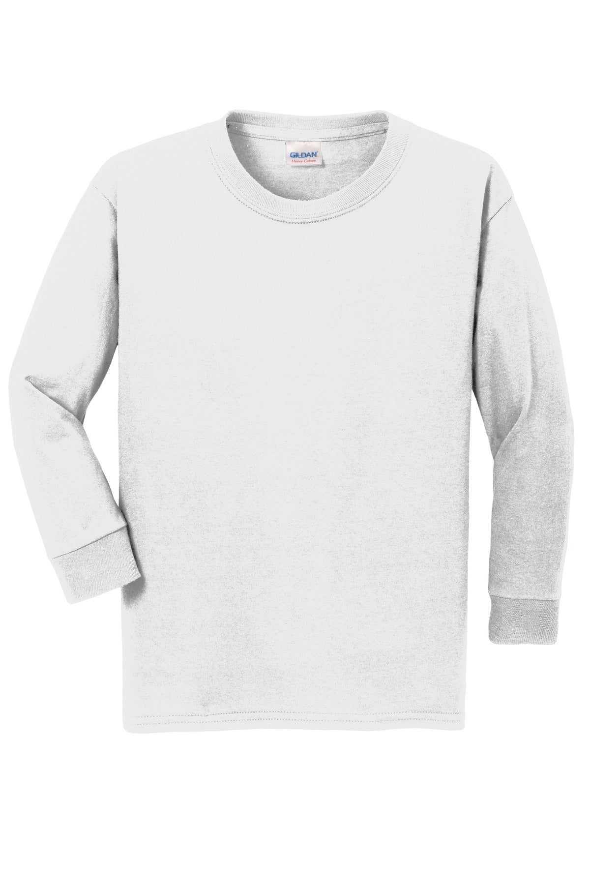 Gildan Youth Heavy Cotton 100% Cotton Long Sleeve T-Shirt. 5400B
