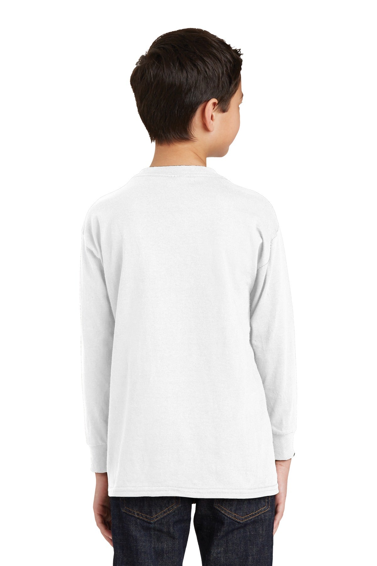 Gildan Youth Heavy Cotton 100% Cotton Long Sleeve T-Shirt. 5400B