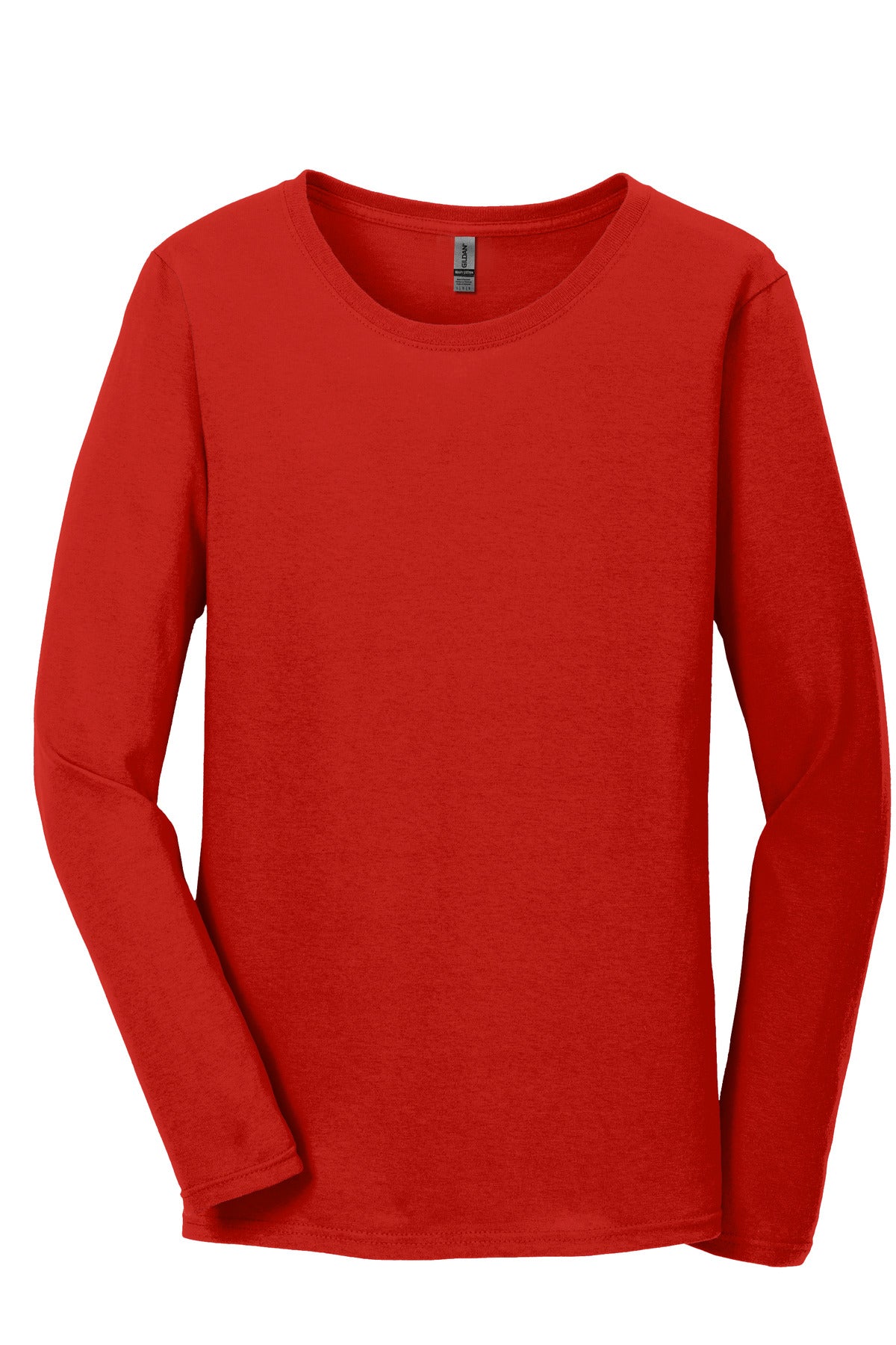 Gildan Ladies Heavy Cotton 100% Cotton Long Sleeve T-Shirt. 5400L