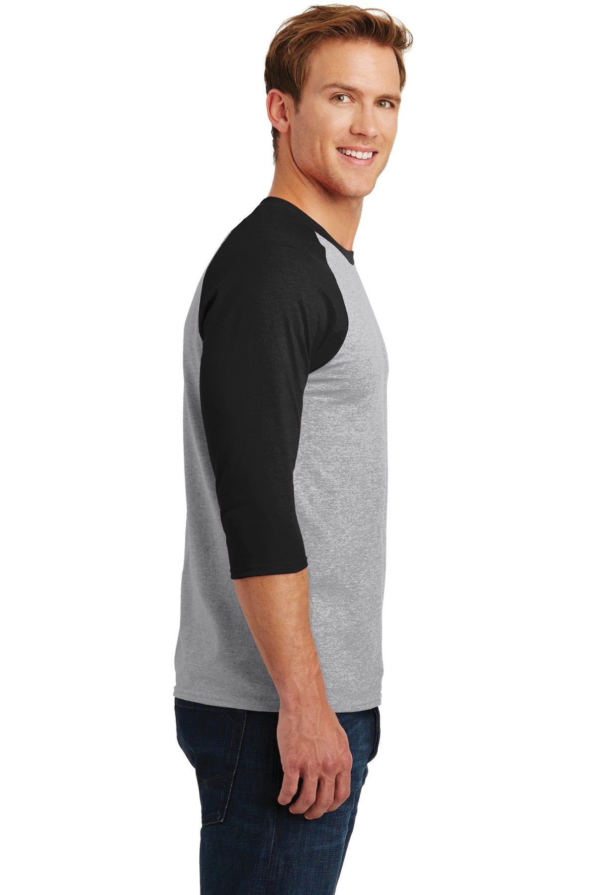 Gildan Heavy Cotton 3/4-Sleeve Raglan T-Shirt. 5700