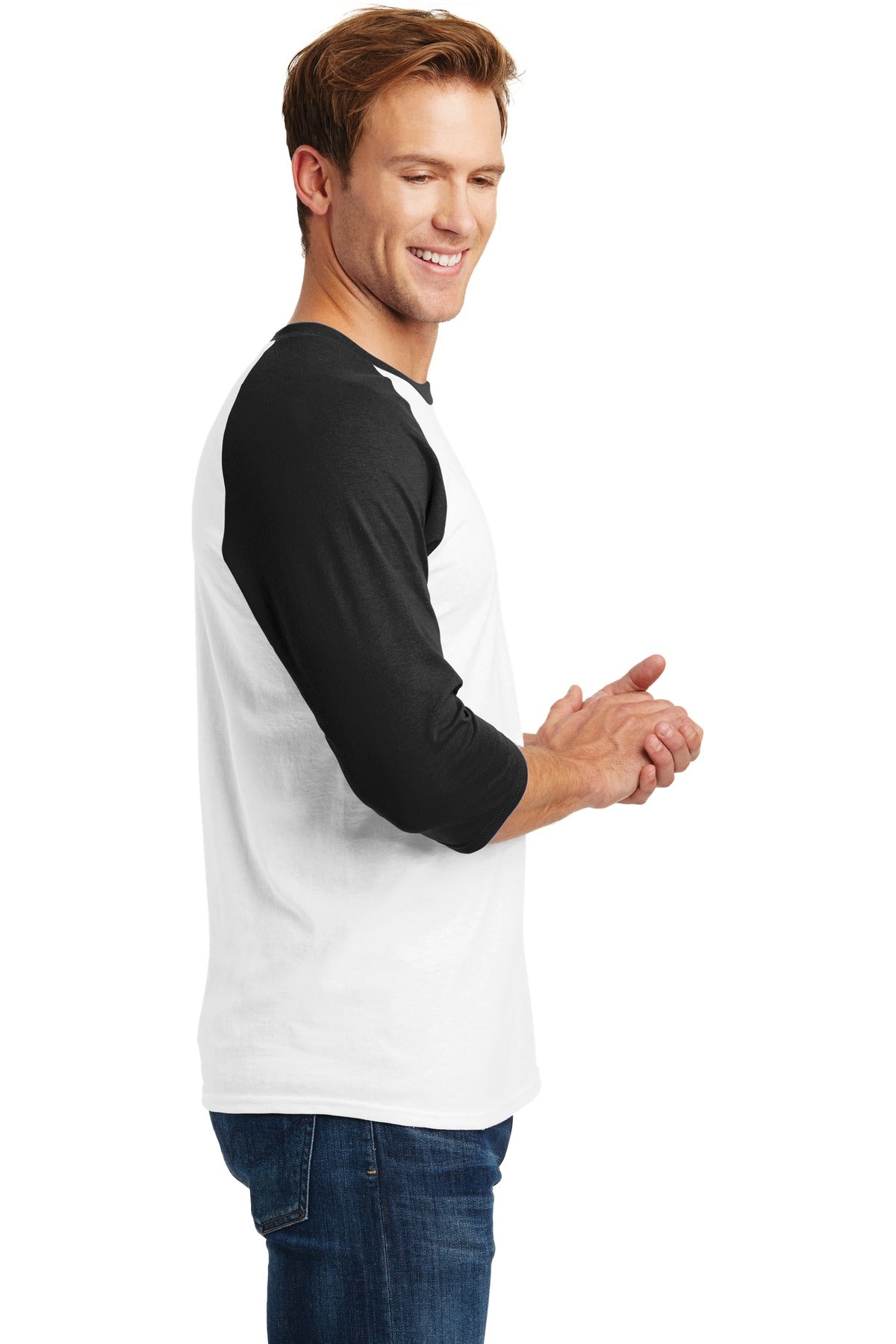 Gildan Heavy Cotton 3/4-Sleeve Raglan T-Shirt. 5700