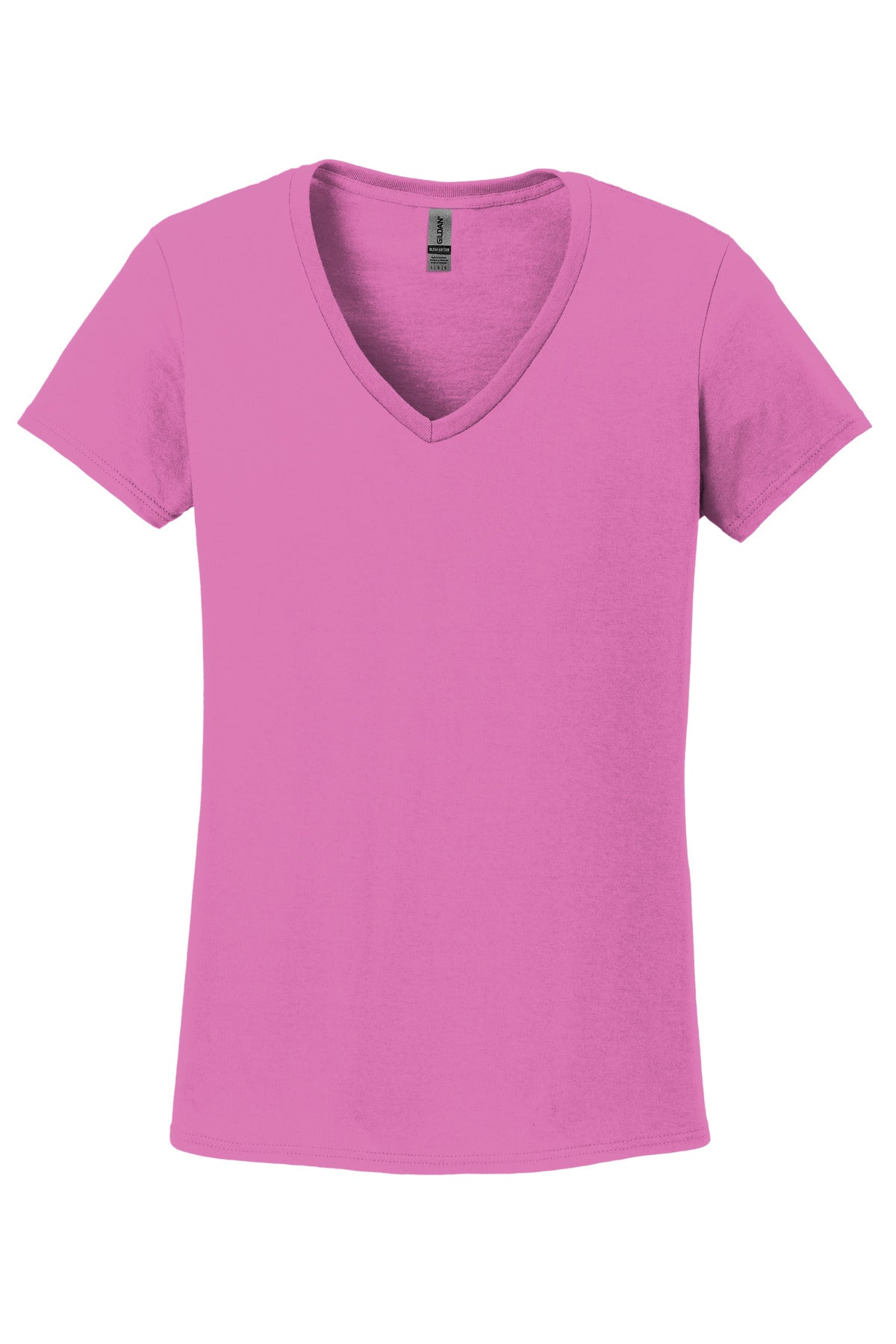 Gildan Ladies Heavy Cotton 100% Cotton V-Neck T-Shirt. 5V00L