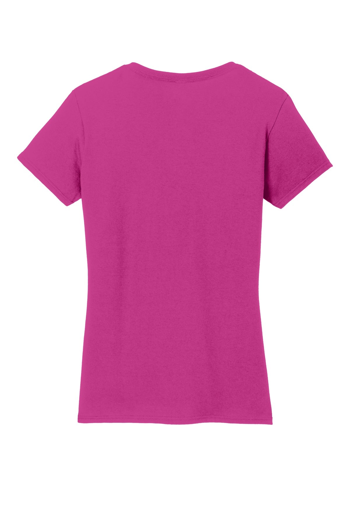 Gildan Ladies Heavy Cotton 100% Cotton V-Neck T-Shirt. 5V00L