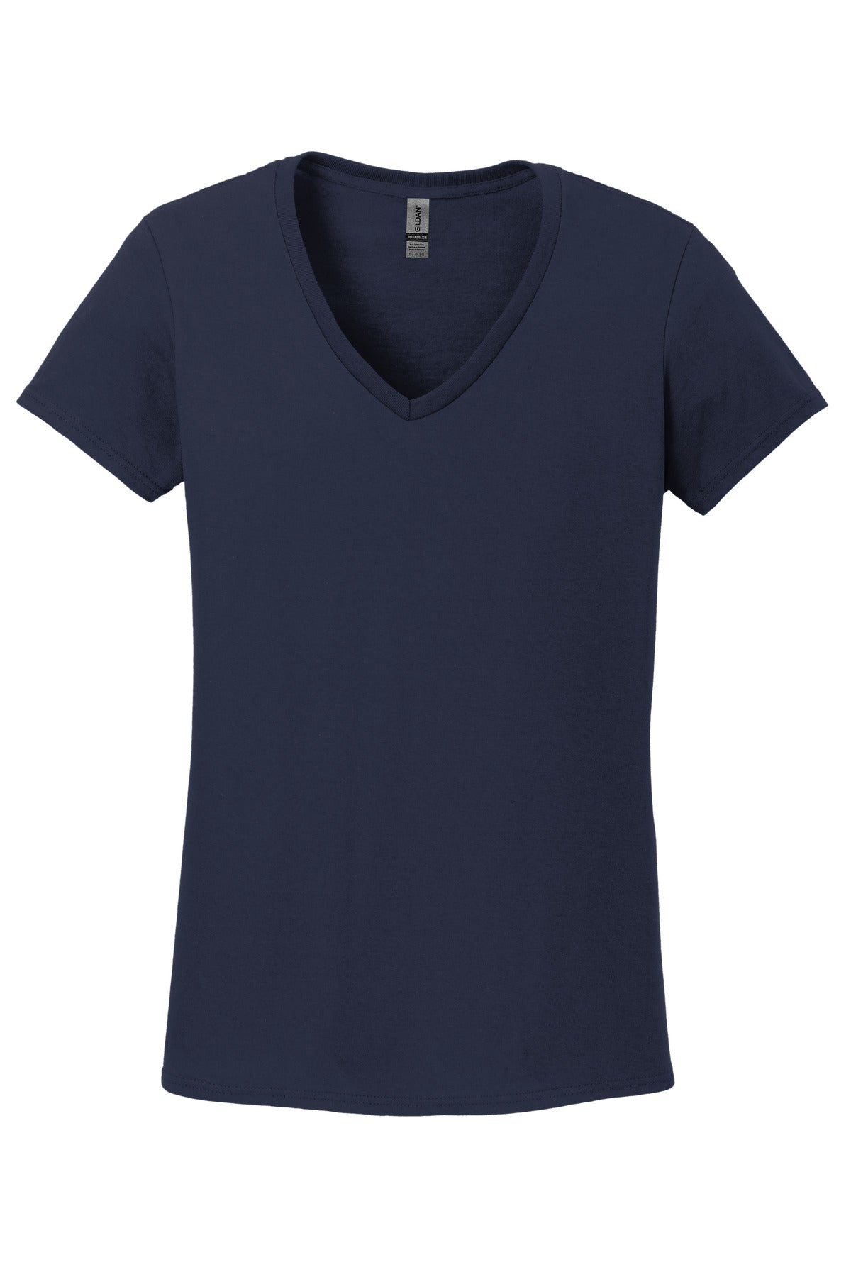 Gildan Ladies Heavy Cotton 100% Cotton V-Neck T-Shirt. 5V00L