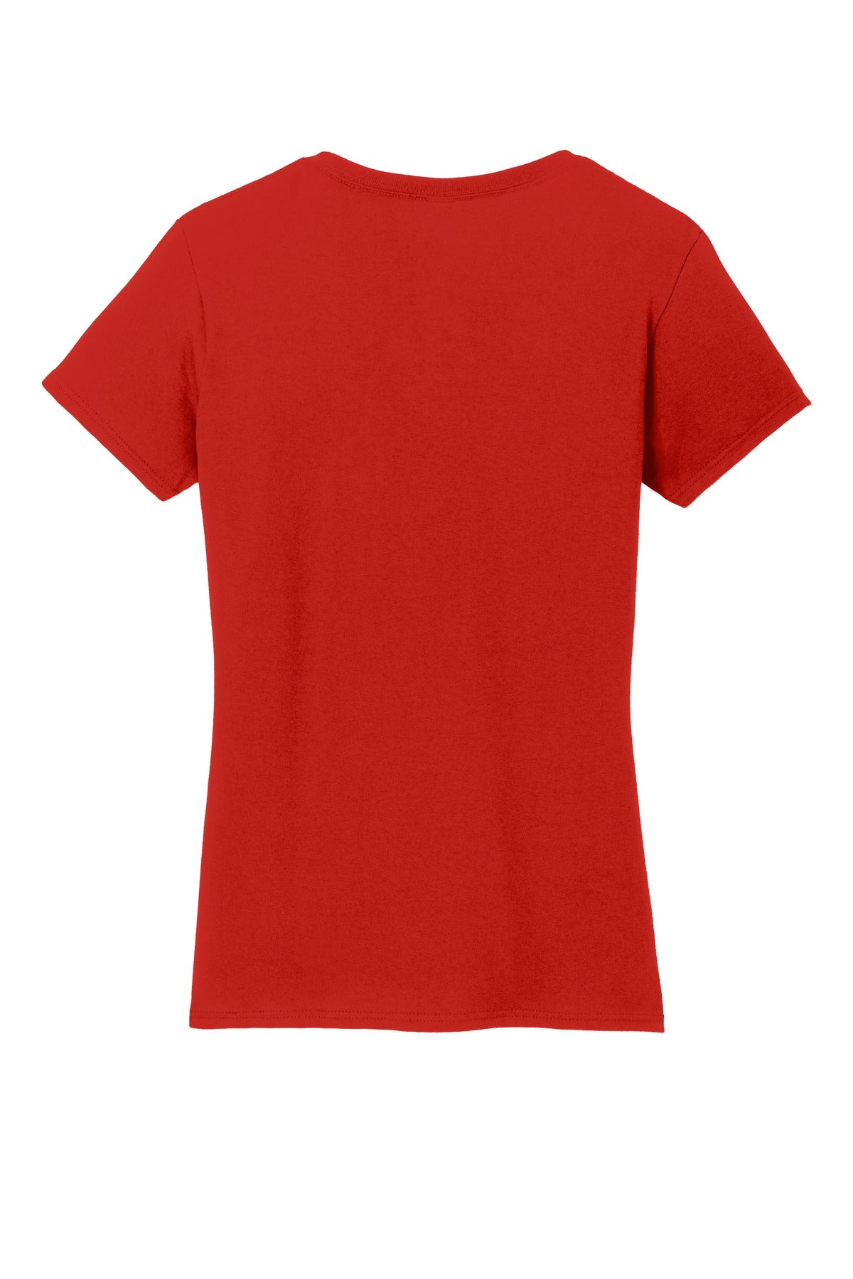 Gildan Ladies Heavy Cotton 100% Cotton V-Neck T-Shirt. 5V00L