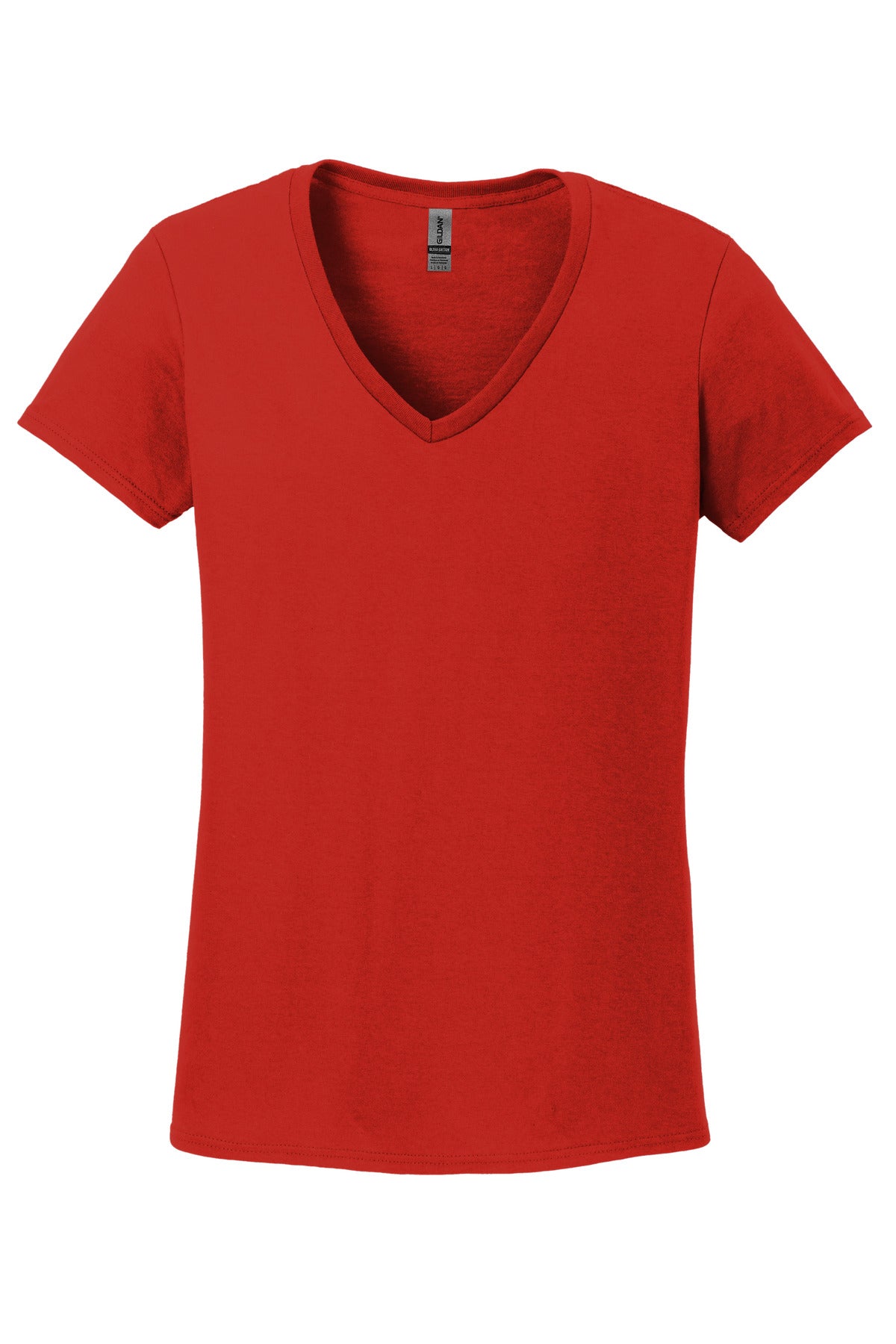 Gildan Ladies Heavy Cotton 100% Cotton V-Neck T-Shirt. 5V00L