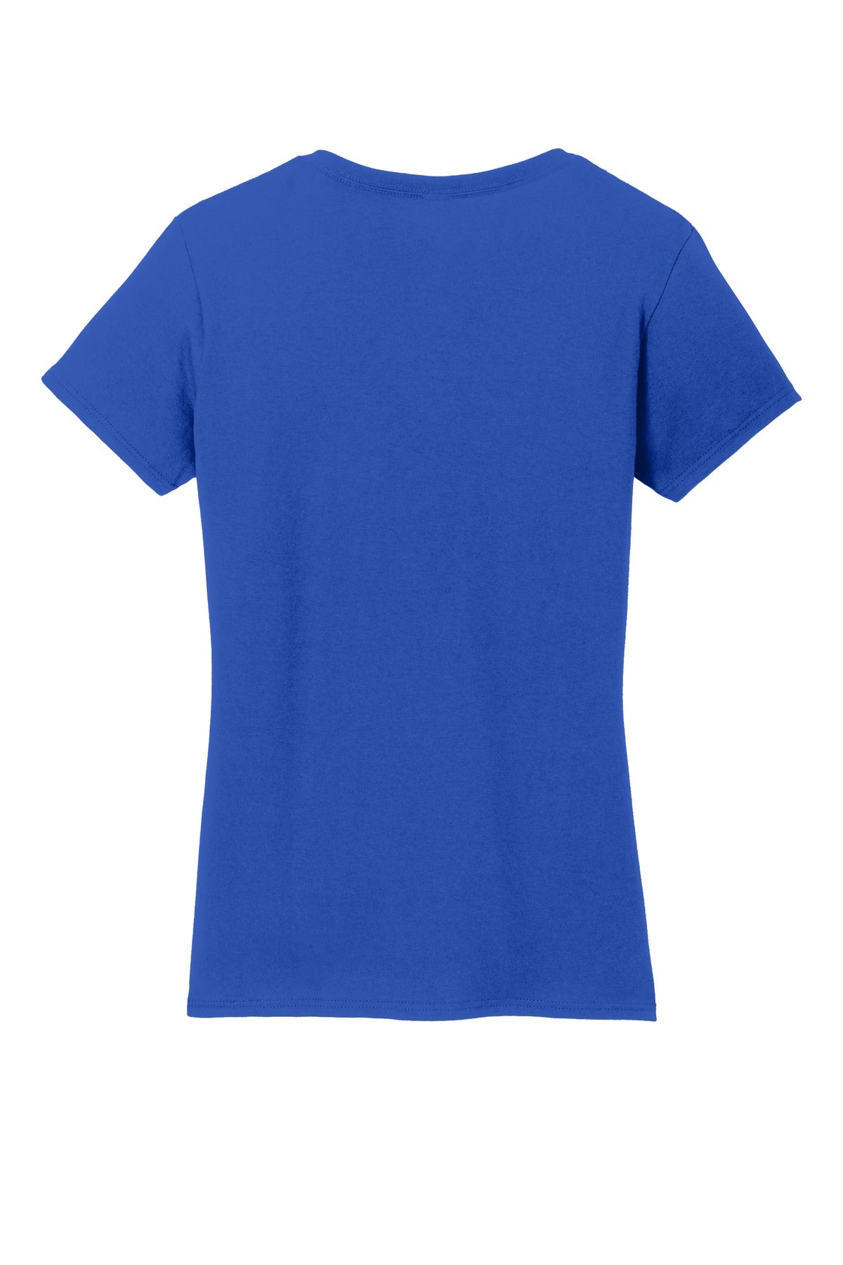 Gildan Ladies Heavy Cotton 100% Cotton V-Neck T-Shirt. 5V00L