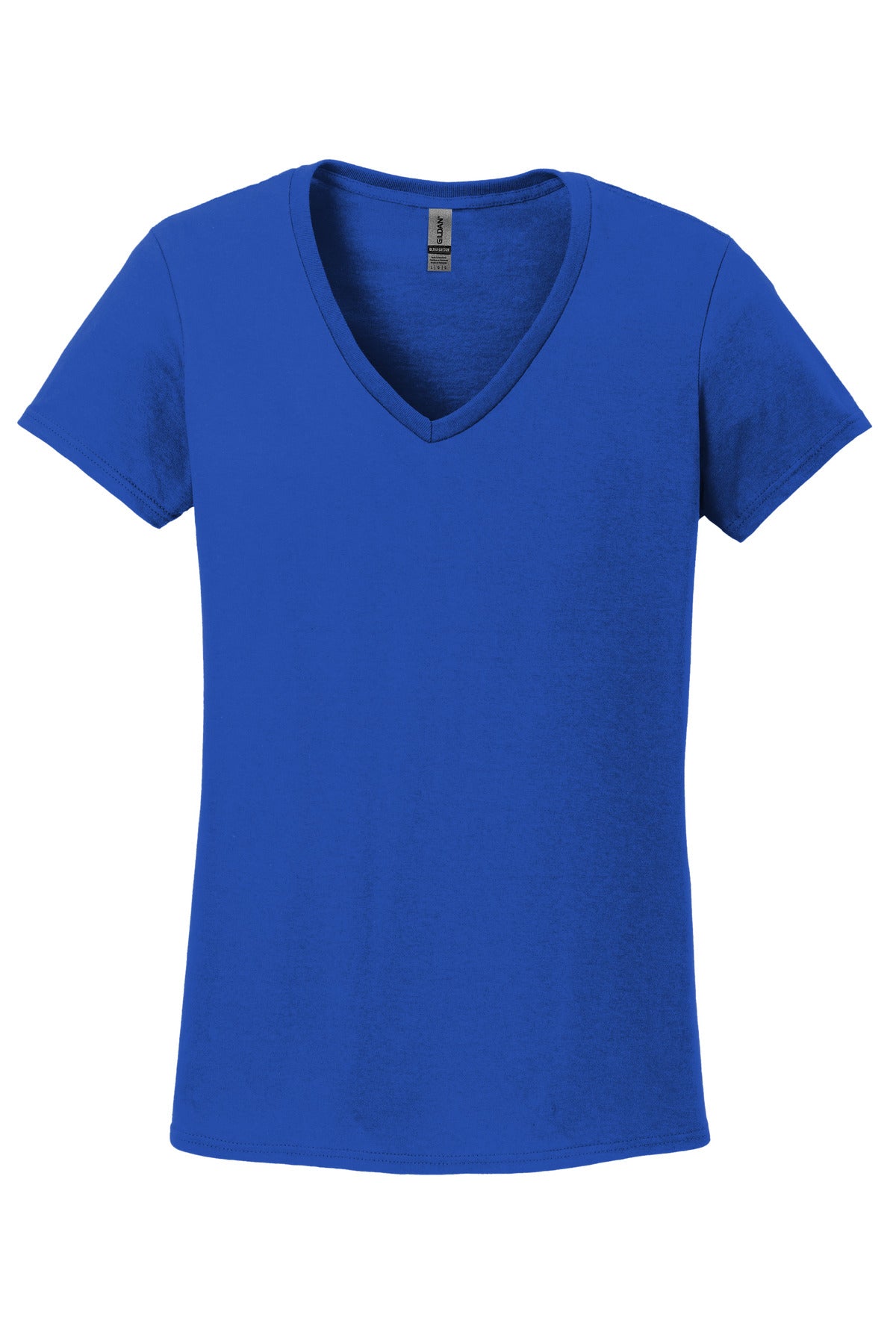 Gildan Ladies Heavy Cotton 100% Cotton V-Neck T-Shirt. 5V00L