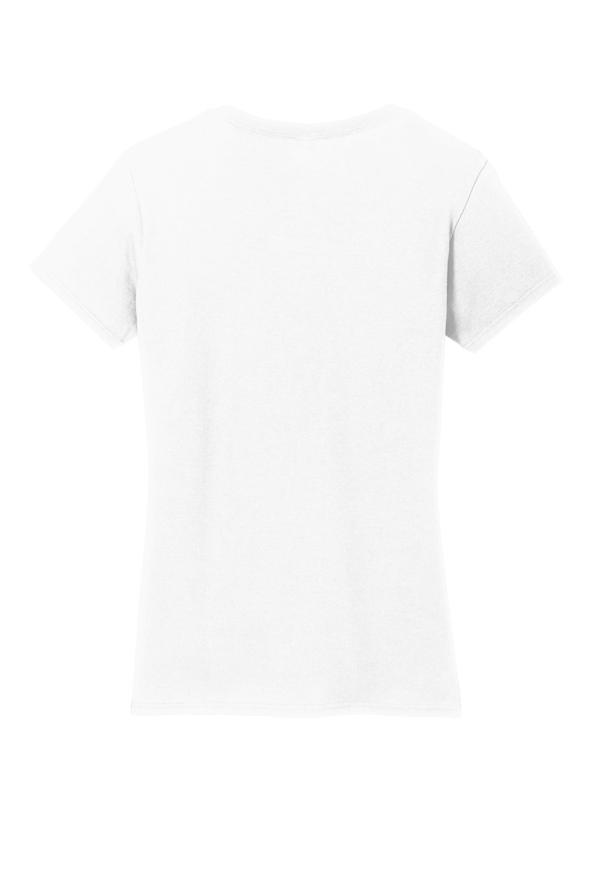 Gildan Ladies Heavy Cotton 100% Cotton V-Neck T-Shirt. 5V00L