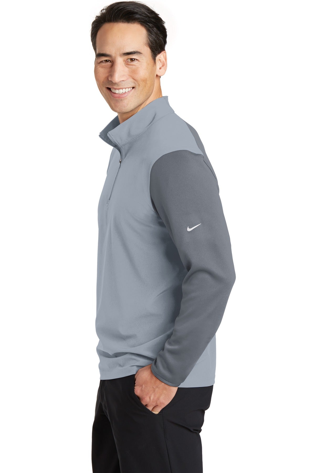 Nike Dri-FIT Fabric Mix 1/2-Zip Cover-Up. 746102